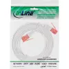 InLine Flat Ultraslim Patch Cable U/UTP Cat.6 Gigabit ready white 1m