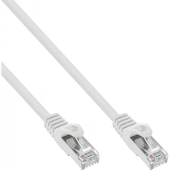 InLine Patch Cable SF/UTP Cat.5e white 7.5m