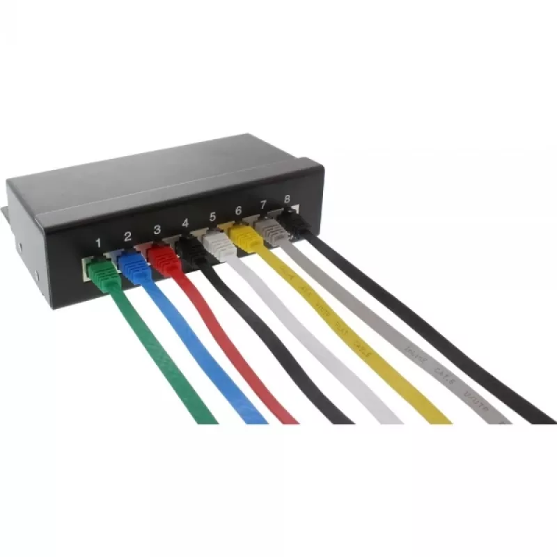 InLine Flat Ultraslim Patch Cable U/UTP Cat.6 Gigabit ready green 3m