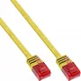 InLine Flat Ultraslim Patch Cable U/UTP Cat.6 Gigabit ready yellow 3m