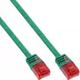 InLine Flat Ultraslim Patch Cable U/UTP Cat.6 Gigabit ready green 5m