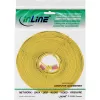 InLine Flat Ultraslim Patch Cable U/UTP Cat.6 Gigabit ready yellow 10m