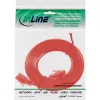 InLine Flat Ultraslim Patch Cable U/UTP Cat.6 Gigabit ready red 1m