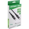 InLine USB-C Lightning cable, for iPad, iPhone, iPod, black/aluminium, 2m MFi