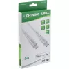 InLine USB-C Lightning cable, for iPad, iPhone, iPod, silver/aluminium, 1m