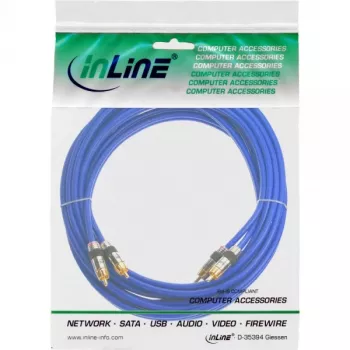 InLine Premium RCA Audio Cable 2x RCA male / male gold plated 7m