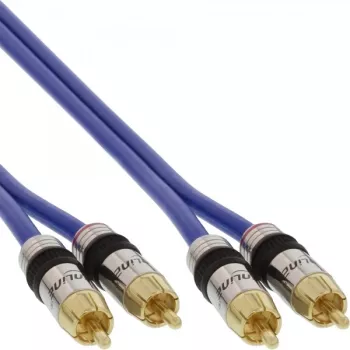InLine Premium RCA Audio Cable 2x RCA male / male gold plated 25m