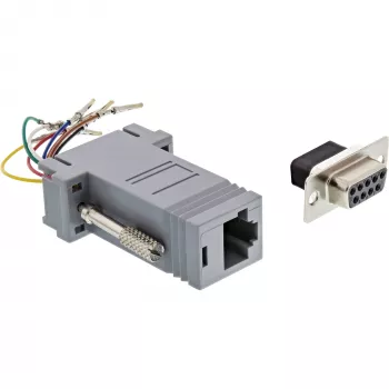 InLine Adapter 9 Pin Sub-D female RJ45 female 68889B InLine