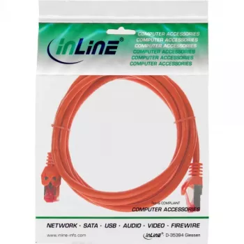 InLine Patch Cable S/FTP PiMF Cat.6 250MHz PVC copper orange 25m