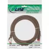 InLine Patch Cable S/FTP PiMF Cat.6 250MHz PVC copper brown 25m