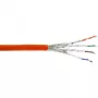 InLine Installation cab. Cat.7a PiMF 4x2x0.58 AWG23, 1200MHz, LSZH, 50m