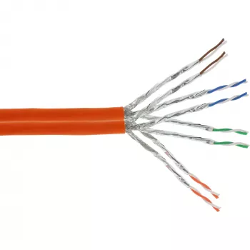 InLine Duplex Installation Cable S/FTP PiMF Cat.7a AWG23 1200MHz, LSOH, 500m
