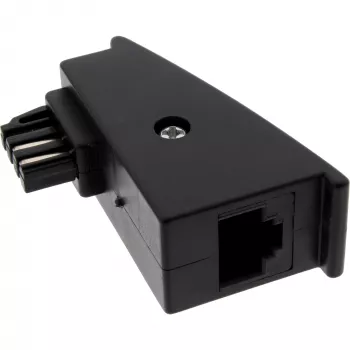 Adapter InLine TAE‑F male to RJ45 female 8P2C for Fritzbox, black