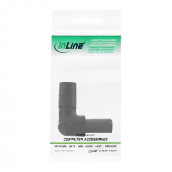InLine Power supply adapter IEC 60320 C8 / C7, up/down angled 2-pin