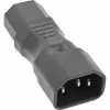 InLine Power supply adapter IEC 60320 C14 / C13, 3-pin, cold device units