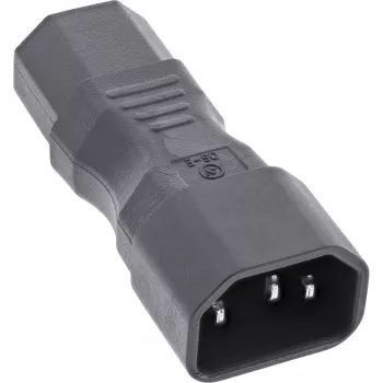 InLine Power supply adapter IEC 60320 C14 / C13, 3-pin, cold device units