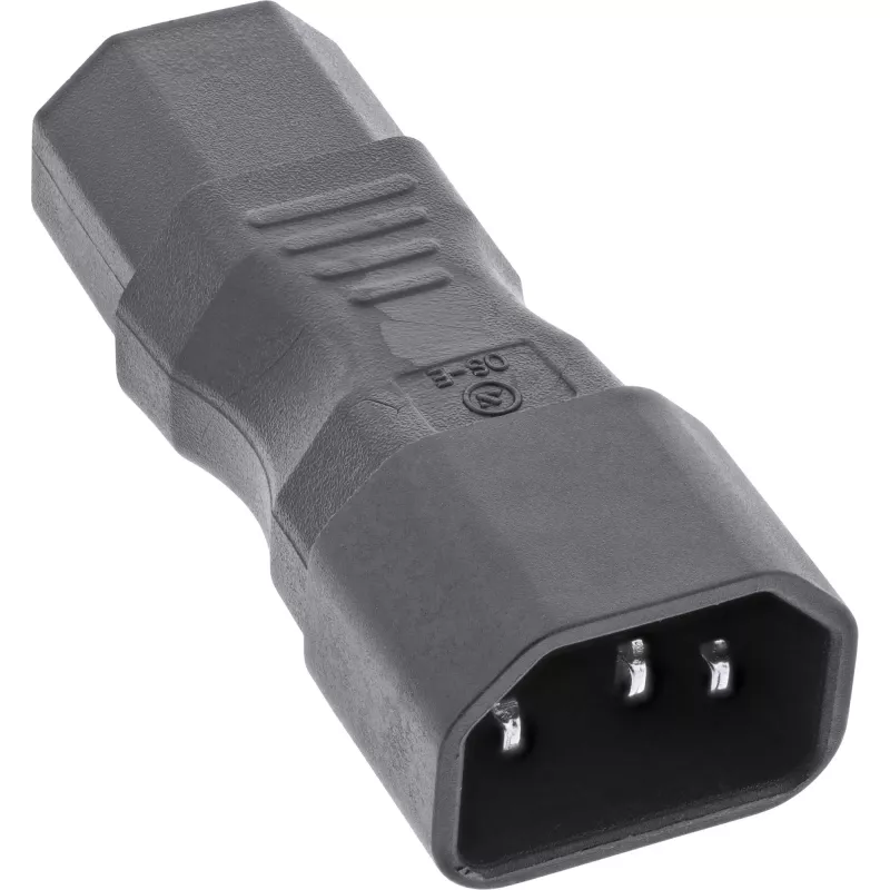 InLine Power supply adapter IEC 60320 C14 / C13, 3-pin, cold device units
