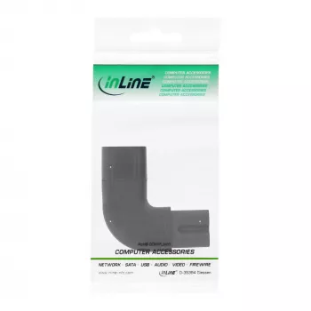 InLine Power supply adapter IEC 60320 C8 / C7, left/right angled 2-pin