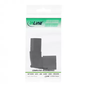 InLine Power supply adapter IEC 60320 C14/C13, up/down angled, 3pin. IEC device