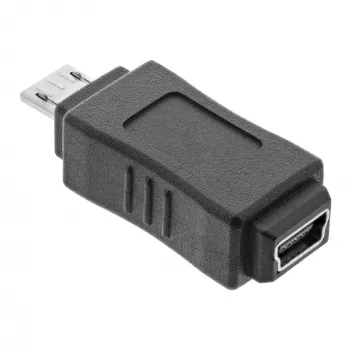 InLine Micro USB Adapter Micro-B male / Mini USB 5 Pin female