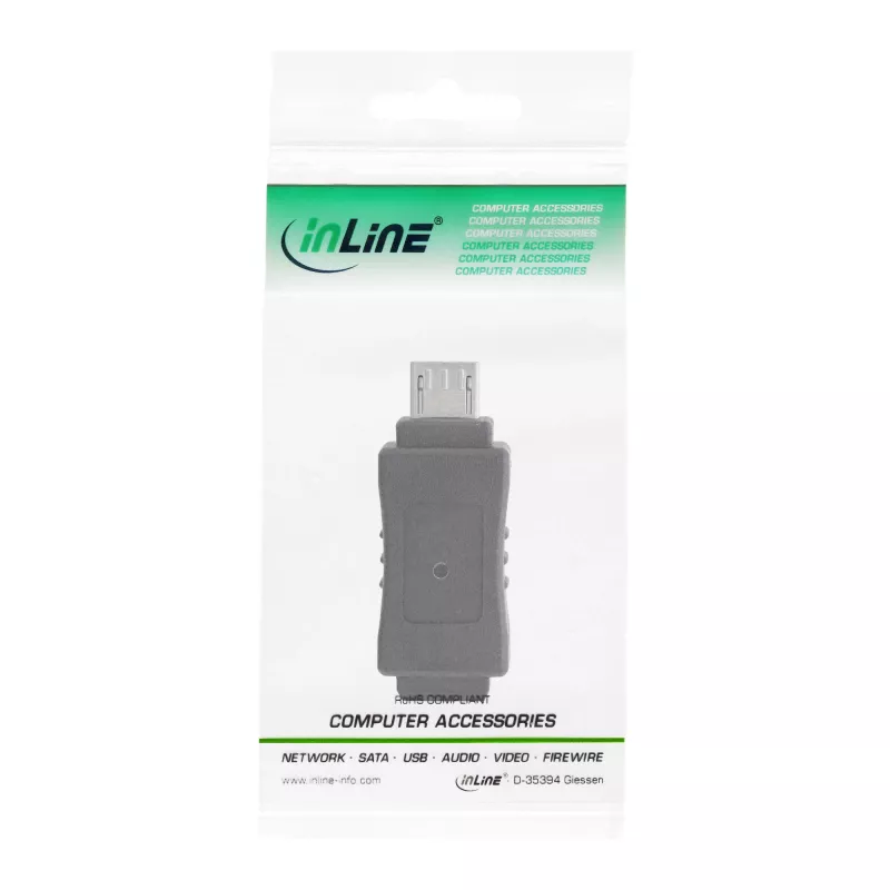 InLine Micro USB Adapter Micro-B male / Mini USB 5 Pin female