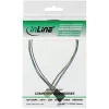 InLine Fan Cable Extension 4pin Molex male/female 0,30m