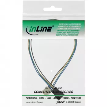 InLine Fan Cable Extension 4pin Molex male/female 0,30m