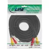 InLine AV Cable 3x RCA male / male 3m, 3 x RCA, 3 m, Black