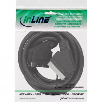 InLine Scart Video Cable male / male 3m