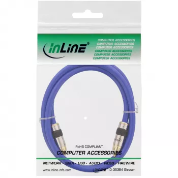 InLine Premium RCA Video & Digital Audio Cable RCA male / male gold plated 0.5m