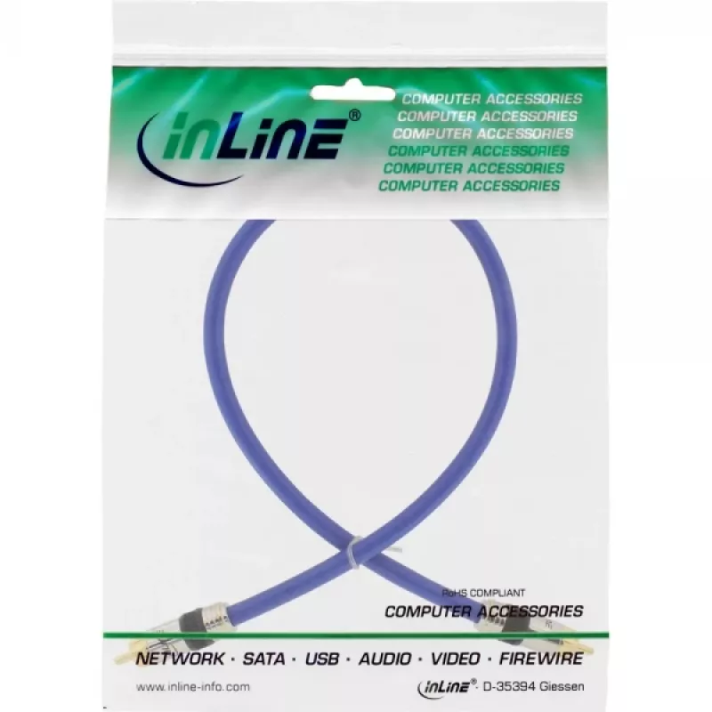 InLine Premium RCA Video & Digital Audio Cable RCA male / male gold plated 2m