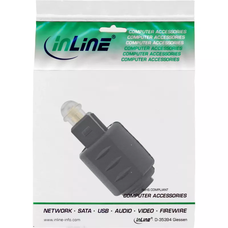 Optical Audio Coupling 3.5mm female / Toslink male InLine 89907