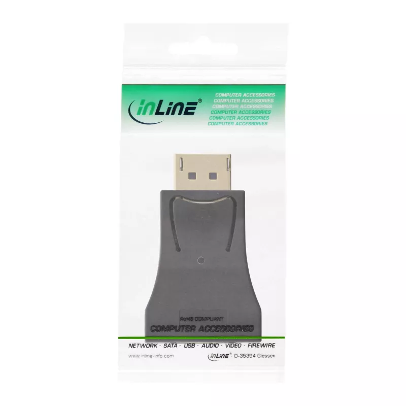 InLine DisplayPort Converter, DisplayPort male / VGA female, FullHD/60Hz