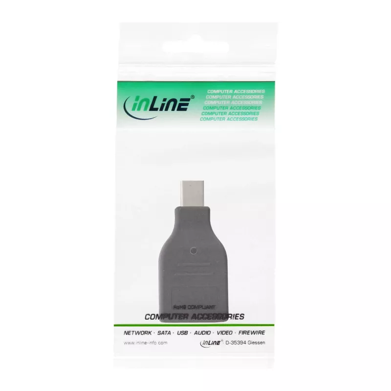 InLine DisplayPort Converter, mini DisplayPort male / HDMI female, FullHD/60Hz