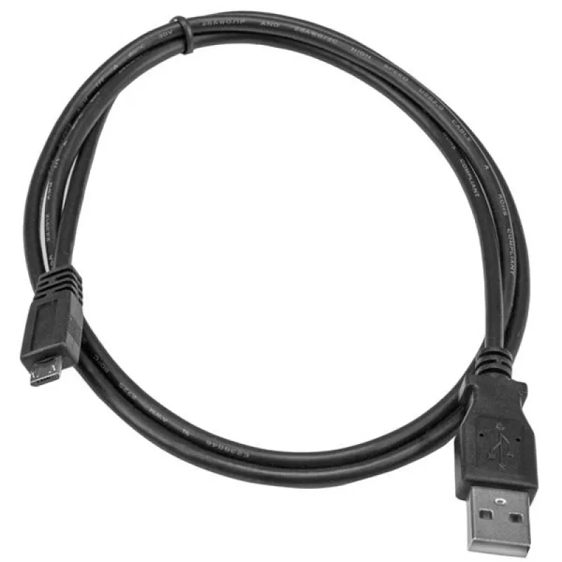 StarTech.com 2m Micro USB Cable - A to Micro B, 2 m, USB A, Micro-USB B, USB 2.0, Male/Male, Black