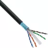 InLine Patch cable, U/UTP, Cat.6A, halogen-free, AWG23 copper, black 40m