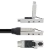InLine Patch cable, U/UTP, Cat.6A, halogen-free, AWG23 copper, black 40m