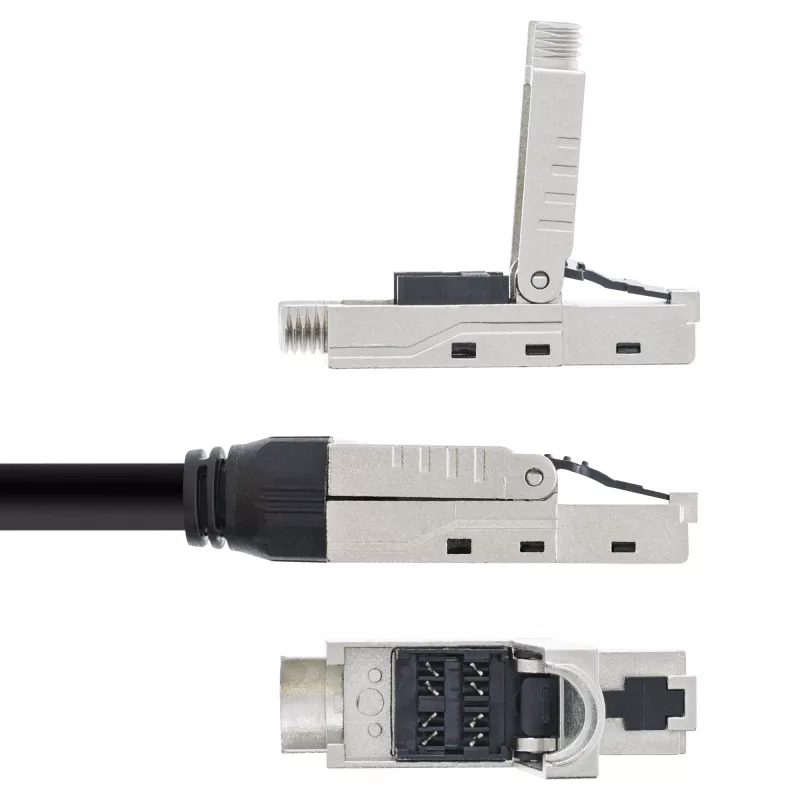 InLine Patch cable, U/UTP, Cat.6A, halogen-free, AWG23 copper, black 40m