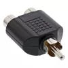 InLine Audio Adapter RCA male / 2x RCA female 99310