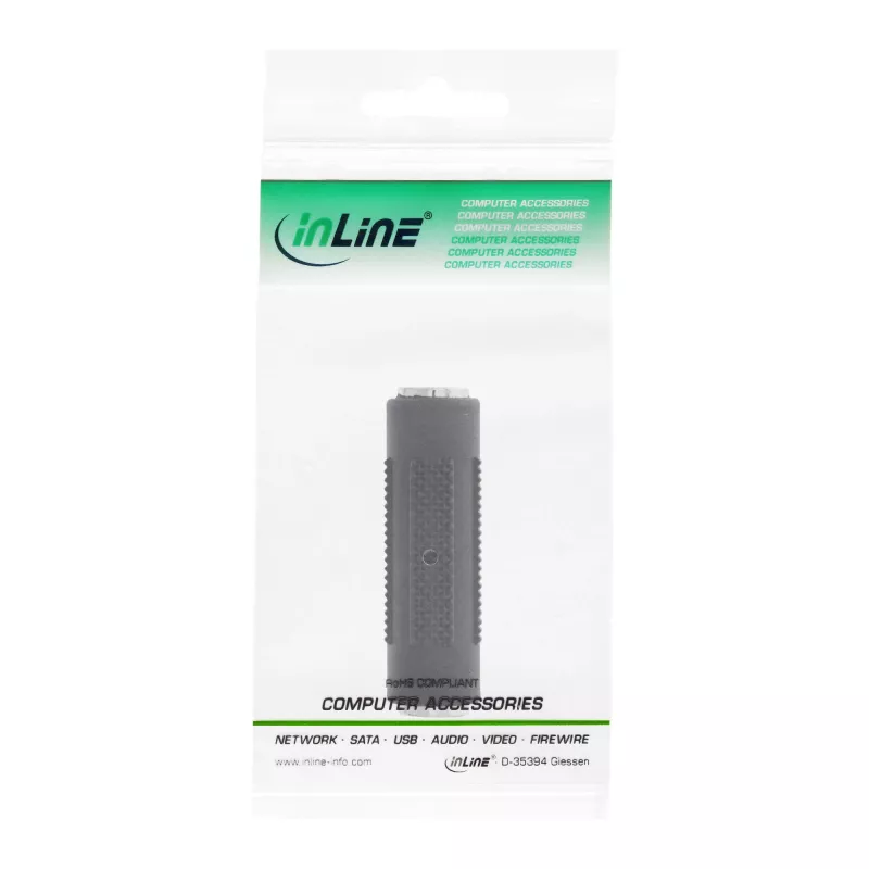Audio Adapter 3.5mm female/female Stereo InLine 99306