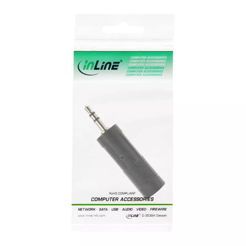 InLine Audio Adapter 3.5mm male / 6.3mm Stereo female