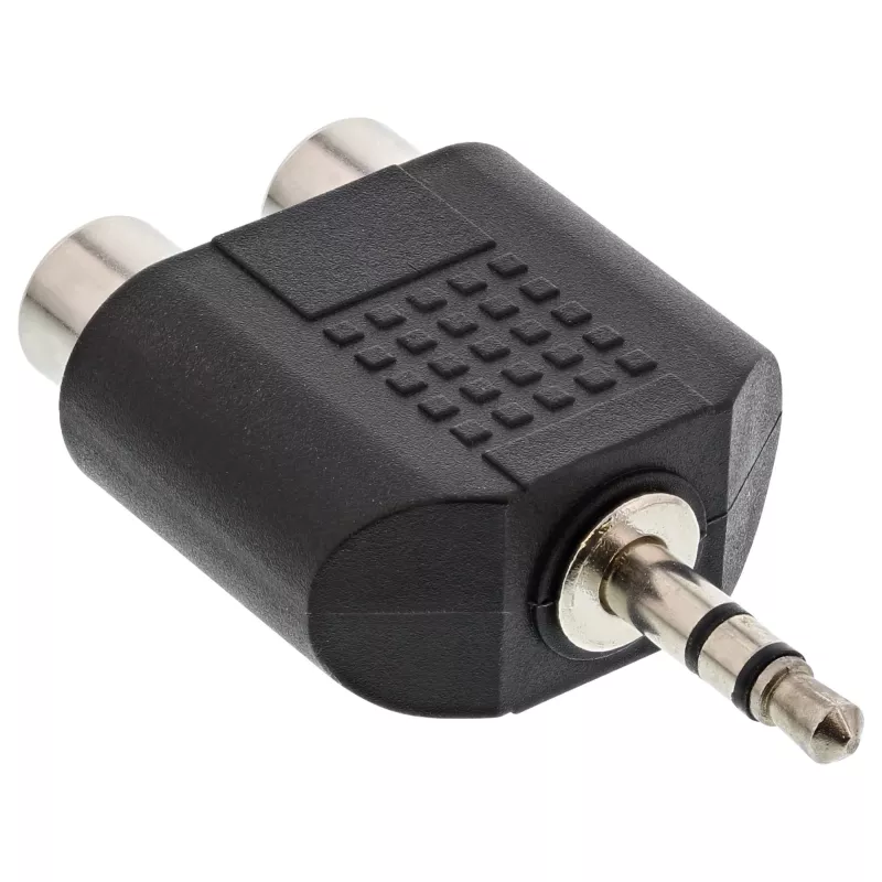 Audio Adapter 3.5mm male / 2x RCA Stereo female InLine 99302
