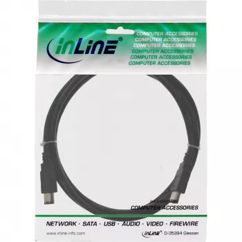 InLine FireWire 400 1394 Cable 6 Pin male / male 3m
