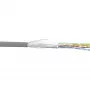 InLine Patch Cable SF/UTP Cat.5e AWG26 CCA PVC grey 100m