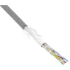 InLine Patch Cable SF/UTP Cat.5e AWG26 CCA PVC grey 100m