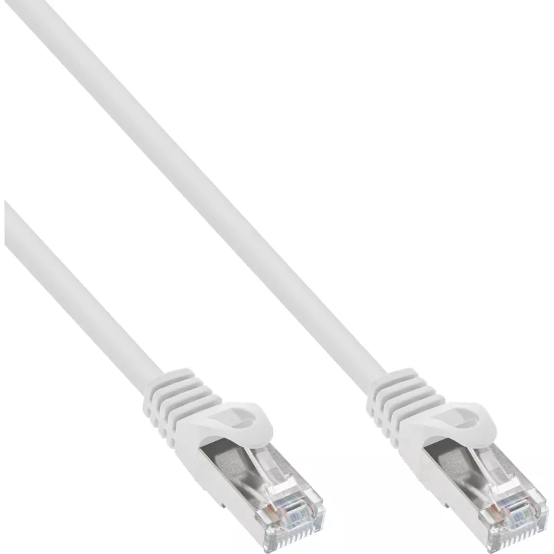 InLine Patch Cable SF/UTP Cat.5e white 2m