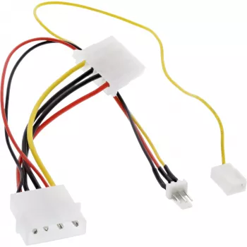 InLine Fan Adapter Cable 12V / 7V with speed signal InLine 33007T