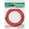 InLine Patch Cable S/FTP PiMF Cat.6A halogen free 500MHz red 15m