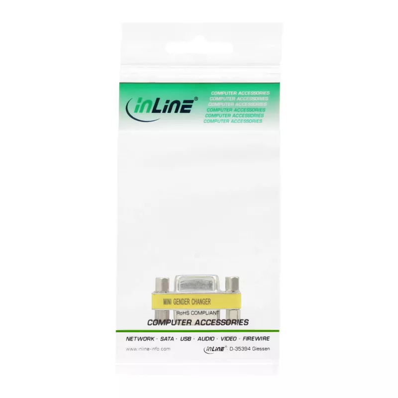 InLine Adapter DB15 HD VGA S-VGA female female 37724