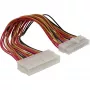 InLine Mainboard Cable ATX 24pin male / female 0.20m